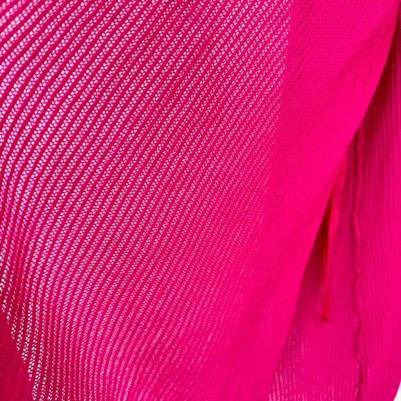 Coldwater Creek Women's Open Front Cardigan Size XL Lightweight Open Knit Pink - Picture 4 of 7